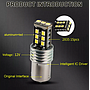 KEEN Wholesale 12V Car light 1156 1157 LED Bulb BA15S BA15D P21W 2835 15SMD Auto Tail Light Bulb Brake Turn Signal led Lamp