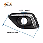  KEEN Waterproof Car LED for 2013 2014 2015 Suzuki Swift 2016 LED DRL Accessories Daytime Running Light Fog Lamp fog Lamp Cover