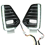 KEEN Car DRL for Nissan Kicks 2021 2022 LED Daytime Running Lights with Streamer Turn Signal Driving Fog Lamp