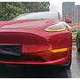  KEEN New led DRL for Tesla Model 3 Model y 2019-2022 Start-scan Daytime Running Lights with Flow Turn Signal Driving Fog Lamp