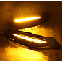   KEEN 12v Daytime Running Light for Honda Vezel 2015-2018 LED DRL with Amber Turn Signal Auto Driving Fog Light