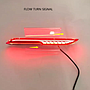   KEEN Car Part Rear Bumper Lamp for Kia SONET 2020 2021 2022 Reflector Light Flow Turn Signal Brake Tail Lights