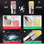 KEEN DC 9-14.5V Crystal Car Led Bulb T20 2835 9smd 7440 7443 W21/5W T25 S25 1156 1157 Tail Reverse Lamp Brake Turn Signal Light