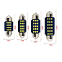 KEEN 12V Festoon 36mm 31mm 39mm 41mm led Dome Map Light C5W 2016 15smd Canbus Festoon Auto Car Interior Reading Bulb