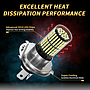   KEEN 12V Motorcycle Headlight Fog Light Bulb H4 BA20D P15D LED 144SMD 3014 Led Motor Motorbike Brake Lights
