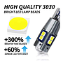  KEEN 12V Car Light 3030 10SMD T10 Canbus Interior Lights W5W Error Free Clearance Width Parking Lamp License Plate Light