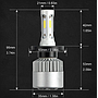 KEEN Super Bright Auto S2 LED Headlight Bulb H1 H3 H4 H7 H11 9005 9007 H13 S2 COB Headlamp 6500k