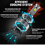  KEEN FC 12-24V Headlight LED H7 H1 H11 H8 H9 9005 9006 HB3 HB4 H10 H13 H4 Headlamp Car LED Bulb