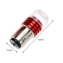  KEEN Car LED Strobe Light Bulb 1156 BA15S 1157 BAY15D 5630 3SMD LED Bulbs Red Brake Turn Signal Flash Tail Lights