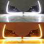  KEEN 12 Car LED DRL for Toyota Corolla X 2021 2022 2023 Fog Lamp Cover Lamp Daytime Running Lights Flow Turn Signal Light