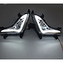  KEEN LED DRL Daytime Running Lights For Hyundai Elantra Avante 2016 2017 With Turn Yellow Signal Fog Lamp