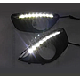   KEEN Waterproof LED DRL Daytime Running Light Fog Lamps Signal Light For Hyundai Santa Fe 2010 2011 2012