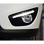   KEEN Waterproof LED DRL Daytime Running Light Fog Lamps Signal Light For Hyundai Santa Fe 2010 2011 2012