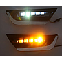  KEEN Car LED DRL for Honda CR-V CRV 2017 2018 2019 Daytime Running Light Streamer Turn Signal Driving Fog Lamp