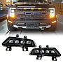 KEEN Daytime Running Light for Ford F150 Raptor 2022  Led DRL Start-scan Car Fog Lamp with Dynamic Turn Signal Auto Head Lights