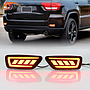 KEEN Rear Bumper Light for JEEP Compass Grand Cherokee 2011-up Dodge Journey 2013-2015 Taillight Flow Turn Brake Reflector Led