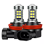 KEEN 12-24V LED H7 Fog Light 3030 27smd Car led Bulb 9005 9006 H1 H11 H8 Projector Lens Car Fog Lamp DRL Driving Lights