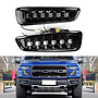 KEEN For White amber Switchback Sequential blue fog light for 2017 2018 2019 Ford F150 Raptor DRL daytime running fog lamp cover