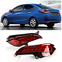KEEN New Style For 2017 2018 2019 Toyota Yaris Car LED Rear Bumper Reflector Taillight Parking Brake Light