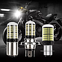 KEEN 12V Motorcycle Headlight Fog Light Bulb H4 BA20D P15D LED 144SMD 3014 Led Motor Motorbike Brake Lights