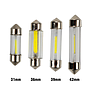 KEEN Glass C5W LED COB Festoon 31mm 36mm 39mm 42mm 12V led bulbs for cars License plate lamp Interior dome Reading Light