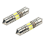KEEN 12V Festoon 5730 7SMD Aluminum Dome Lights Car Interior Reading Lamp License Plate Light C5W LED 31/36/39/41MM