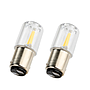 KEEN Wholesale Glass LED Car lights 3W 1156 COB 1157 BA15S BA15D P21W Auto Light Bulbs Reverse Brake Turn Signal Lights