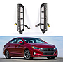 KEEN 12V Car Daytime Running Light for 2019 2020 2021 Hyundai Elantra LED DRL Fog Lamp Cover LED Auto Turning