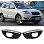 KEEN Waterproof LED DRL Daytime Running Light Fog Lamps Signal Light For Hyundai Santa Fe 2010 2011 2012