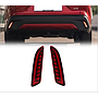 KEEN 12V Car LED Rear Bumper Reflector for Toyota Corolla Cross 2021 2022 Tail Lamp with Dynamic Turning Lights Brake Fog Light