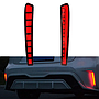 KEEN New LED Rear Bumper Reflector Light for Toyota Corolla 2019 2020 2021 Tail Light Flow Turn Signal Brake Parking Lamp
