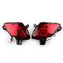 KEEN Wholesale Rear Bumper Reflectors for Mazda CX-5 2013-2016 Red Rear Bumper Light Tail Brake Warning Led