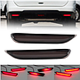 KEEN LED Rear Bumper Reflectors for Nissan X-trail Infiniti Q60 Q70 QX50 Tail Light with Flow Turning led Flash Brake Lamp