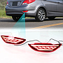 KEEN Led Rear Bumper Light for Hyundai Accent Verna Brio Solaris 2012-2016 Tail Lamp Flow Turn Brake Parking Lights Reflectors