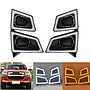 KEEN Wholesale Daytime Running Light For Isuzu D-max 2019 2020 2021 Dmax LED DRL Driving Fog Lamp Pick Up LED