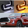 KEEN Car Daytime Running Lamp for Toyota Hilux Revo 2020-2021 Driving Fog Lights LED Head Light