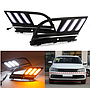 KEEN LED Daytime Running Lamp for VW Jetta Mk6 Sagitar 2016 2017 2018 Car LED DRL Fog Lamp Cover Headlight