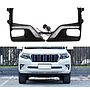 KEEN 12V Car LED DRL for 2018 Toyota Prado Daytime Running Light white and amber turn signal Fog Lamp cover