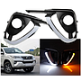 KEEN Popular Car Parts Daytime Running Light for Fortuner 2016-2017 Auto Head Day Lamp LED DRL with Turn Signal