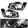 KEEN New Arrival 12V LED Daylight for Toyota Fortuner 2012 LED DRL White Fog Lamp Cover Lights