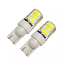 KEEN 12v led Car interior light Bulb W5W 194 168 Silica Gel T10 5630 6smd W5W Silicone Side Lamp Width License Plate Bulbs