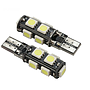 KEEN Car LED Light Bulb T10 LED 5050 9SMD Canbus W5W Clearance Width License Plate Lamp Interior Reading Lights