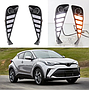 KEEN New 12V LED DRL for Toyota CHR 2020 Daytime Running Light Headlight Flow Turning Fog Lamp Cover Lights