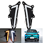 KEEN 12V Car LED Daylight for 2017-2018 Toyota CHR LED DRL Yellow Turning Fog Light Cover Lamp Headlight