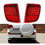 KEEN led Rear Bumper Reflectors Light for Toyota Land Cruiser LC200 FJ200 2008-2018 Tail Lamp Brake Parking Lights