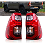 KEEN DC9-14 Taillight for Toyota Hilux 2020 2021 LED Tail Lamp Assembly with DRL Flow Turn Signal Brake Light