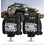 KEEN 4" Inch 60W 20LED Work Light for Car SUV Truck Tractor ATV Boat Flood Spot Combo Offroad Driving Fog Lamp