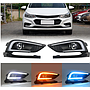 KEEN Auto led for Chevrolet Cruze 2015-2017 U-shape LED DRL Car Light Daytime Running Light Fog Light Cover LED