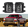 KEEN New Driving Fog Light for Chevrolet Chevy Silverado 2016-2018 Front Fog Lamp DRL Headlights