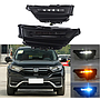 KEEN LED DRL For CRV 2021 With Turning Signal Light Fog Lamp three functions With Yellow/Blue Light Daytime Running Light